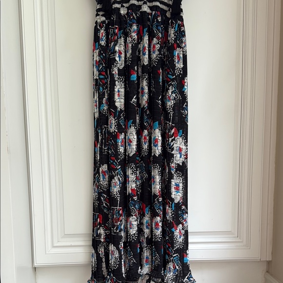 Diane Freis Black Floral Dress - Picture 2 of 8